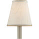 Marble Paper Cream and Gold Tapered Chandelier Shade