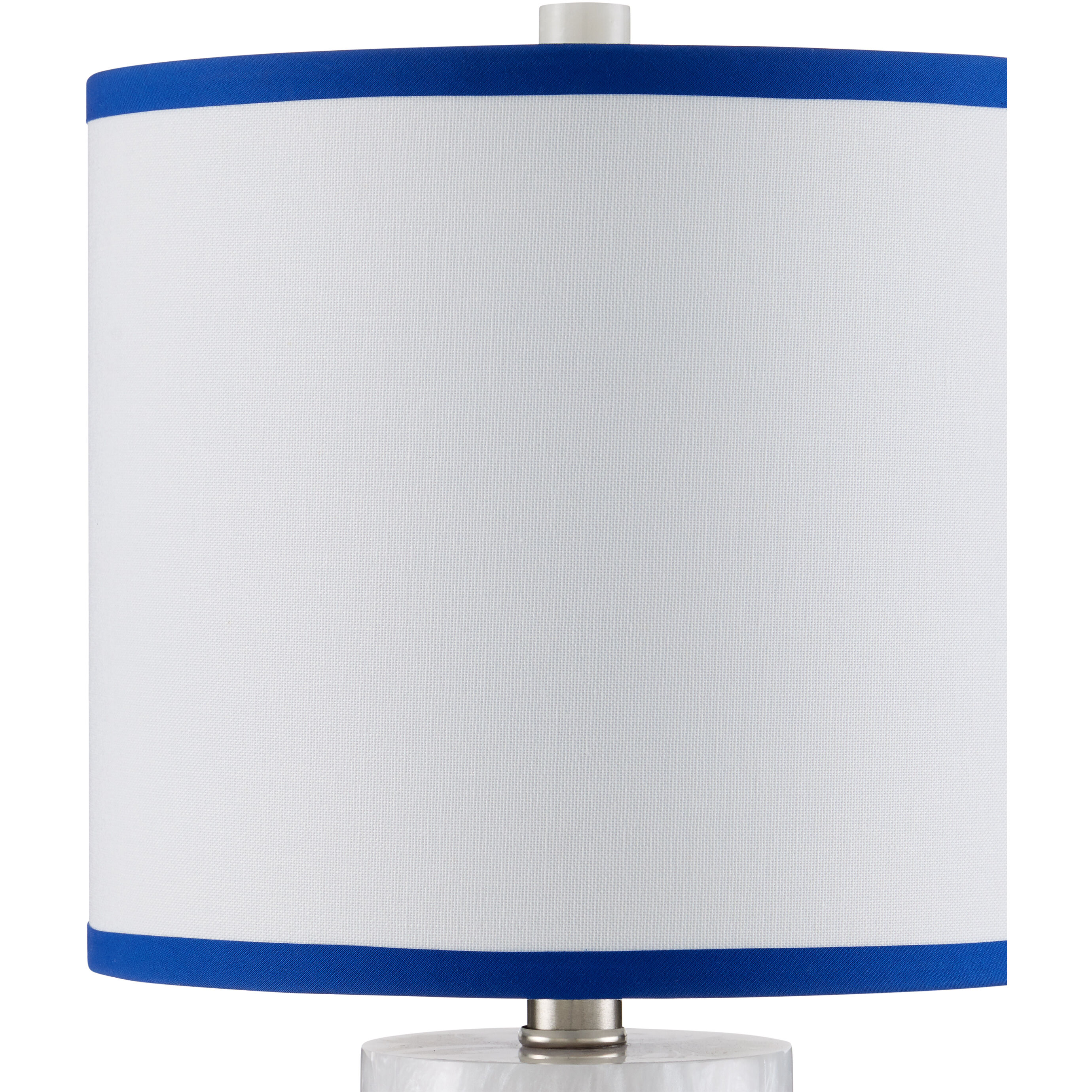 Beryl 17.5 inch 100 watt White Swirl Table Lamp Portable Light