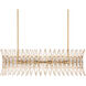 Marquise 8 Light 40 inch Clear/Luxor Gold Chandelier Ceiling Light