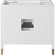 Verona 36 X 34 inch Acrylic White/Natural/White/Champagne Vanity with Undermount Sink