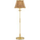 Deauville 31.75 inch 7 watt Polished Brass/Natural Table Lamp Portable Light, Suzanne Duin Collection