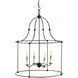 Fitzjames 4 Light 25 inch Mayfair Lantern Pendant Ceiling Light, Large