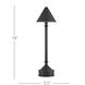 Traipse 18 inch 1.5 watt Oil Rubbed Bronze Cordless Table Lamp Portable Light