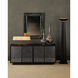 Mosaico 43.25 X 33.25 inch Ebony/Antique Mirror Mirror