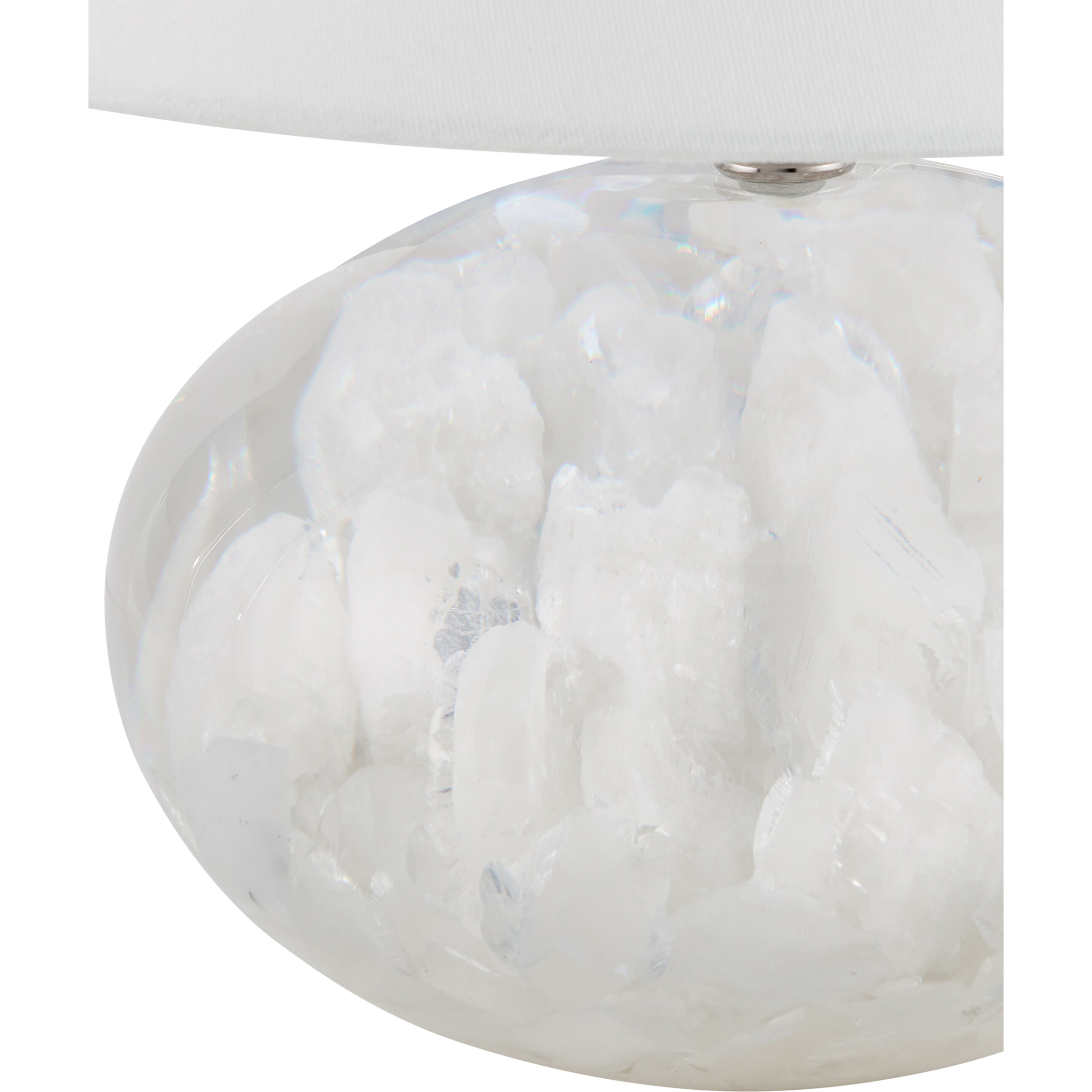 Odette 13 inch 60 watt Clear Table Lamp Portable Light