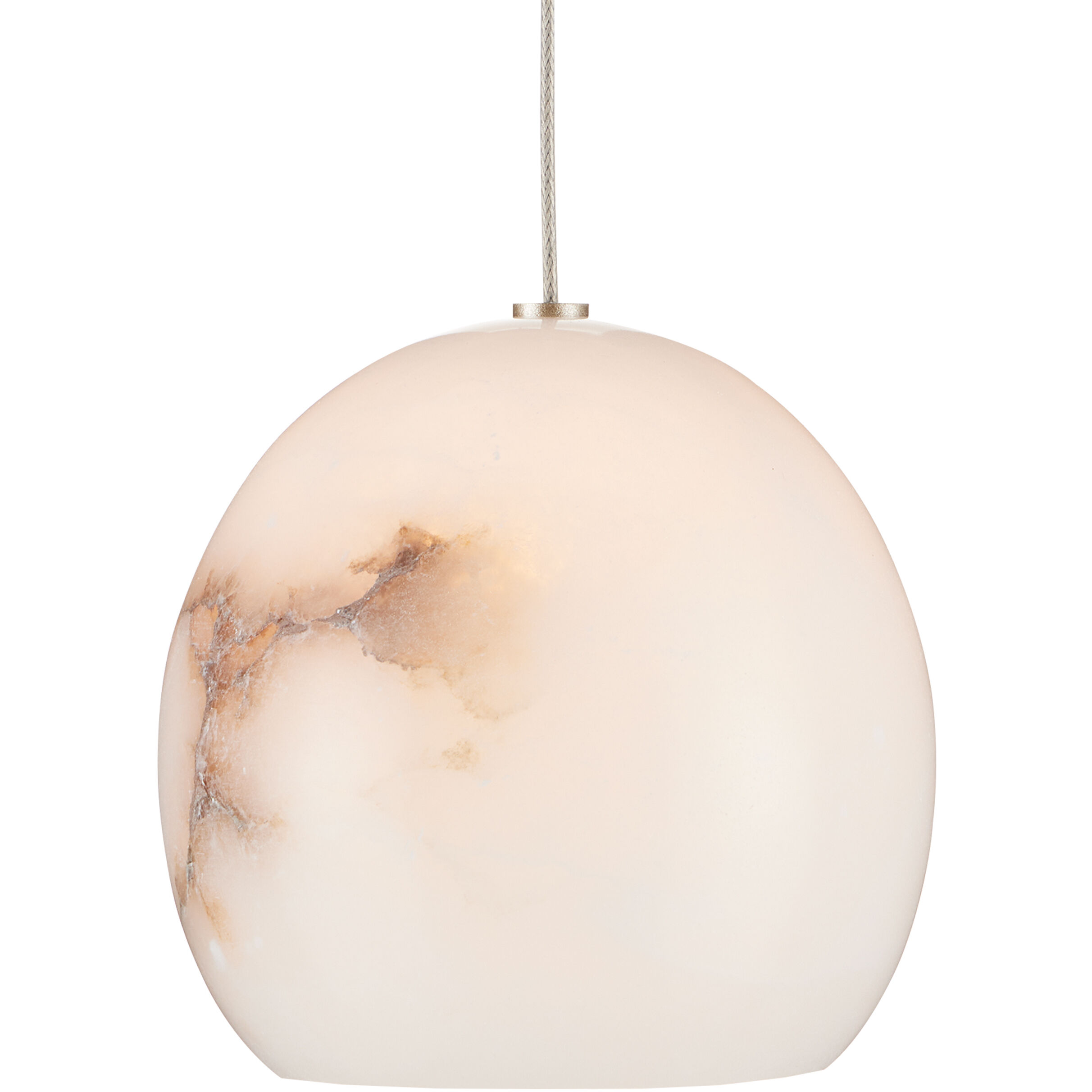 Lazio 3 Light 10.5 inch Natural/Painted Silver Multi-Drop Pendant Ceiling Light