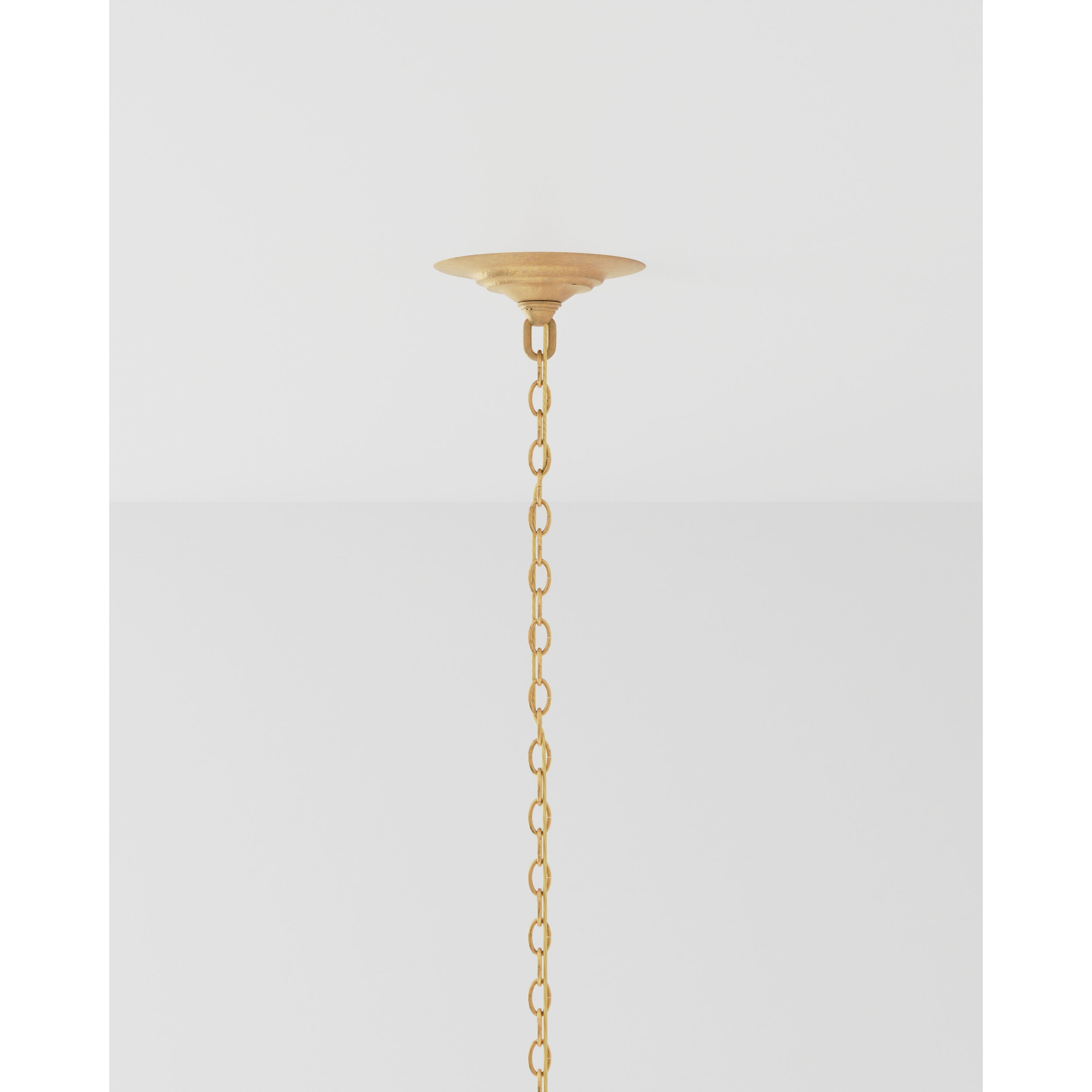 Bette 6 Light 33 inch Grecian Gold Leaf Chandelier Ceiling Light, Bunny Williams Collection
