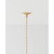 Bette 6 Light 33 inch Grecian Gold Leaf Chandelier Ceiling Light, Bunny Williams Collection