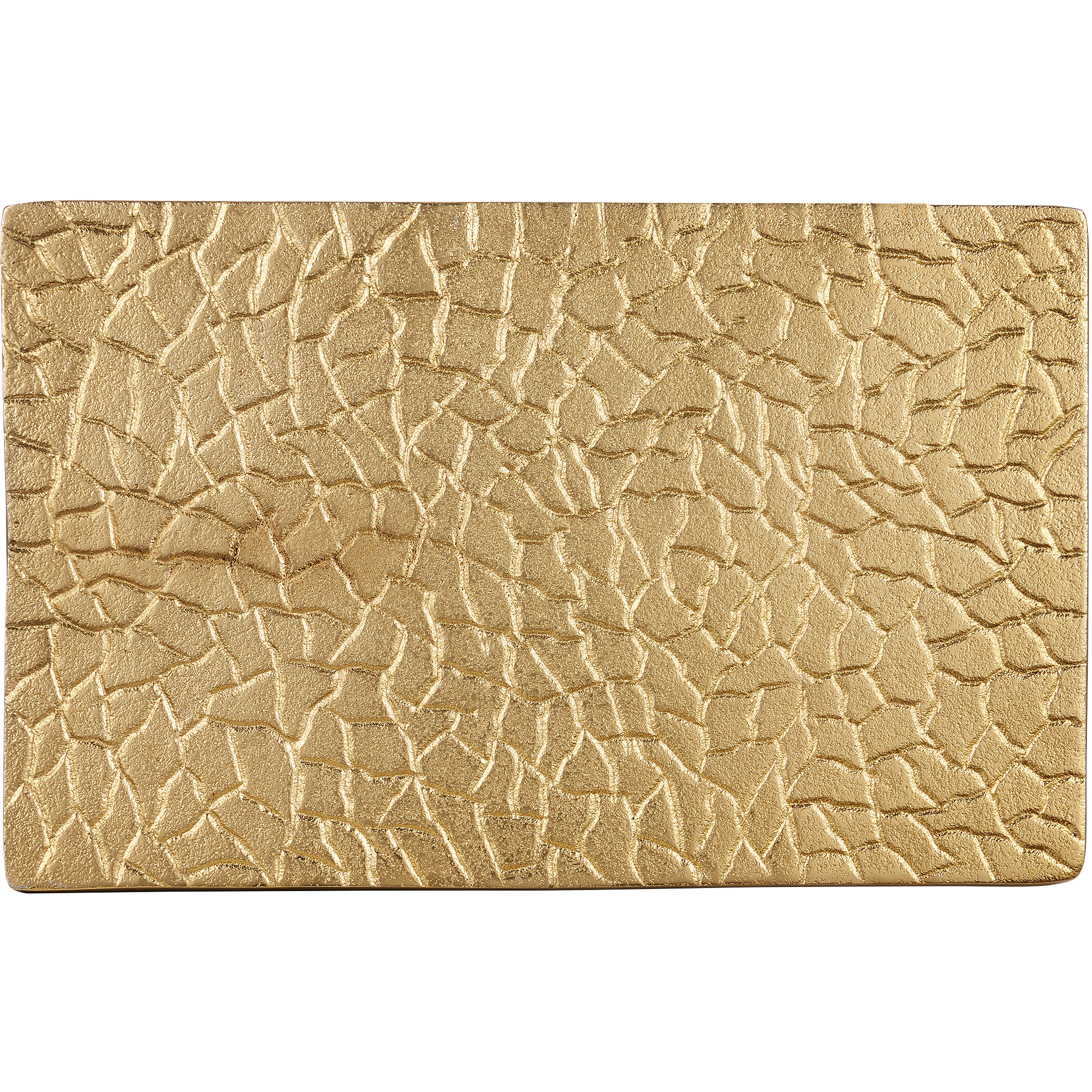 Beau Monde 24 X 15.75 inch Gold/Green C Table