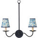 Marble Blue 5 inch Tapered Chandelier Shade