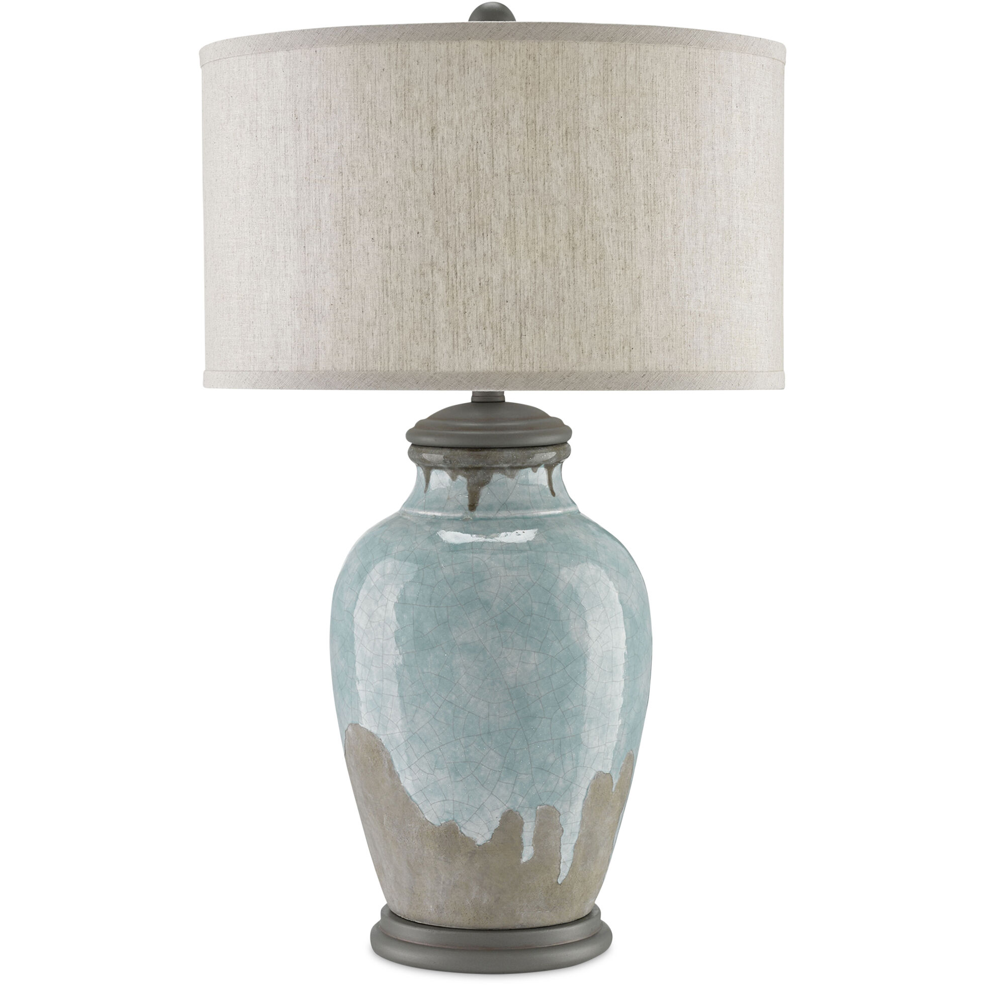 Chatswood 28.5 inch 150 watt Blue-Green/Gray/Hiroshi Gray Table Lamp Portable Light
