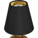 Galavant 12 inch 2.8 watt Brass Cordless Table Lamp Portable Light