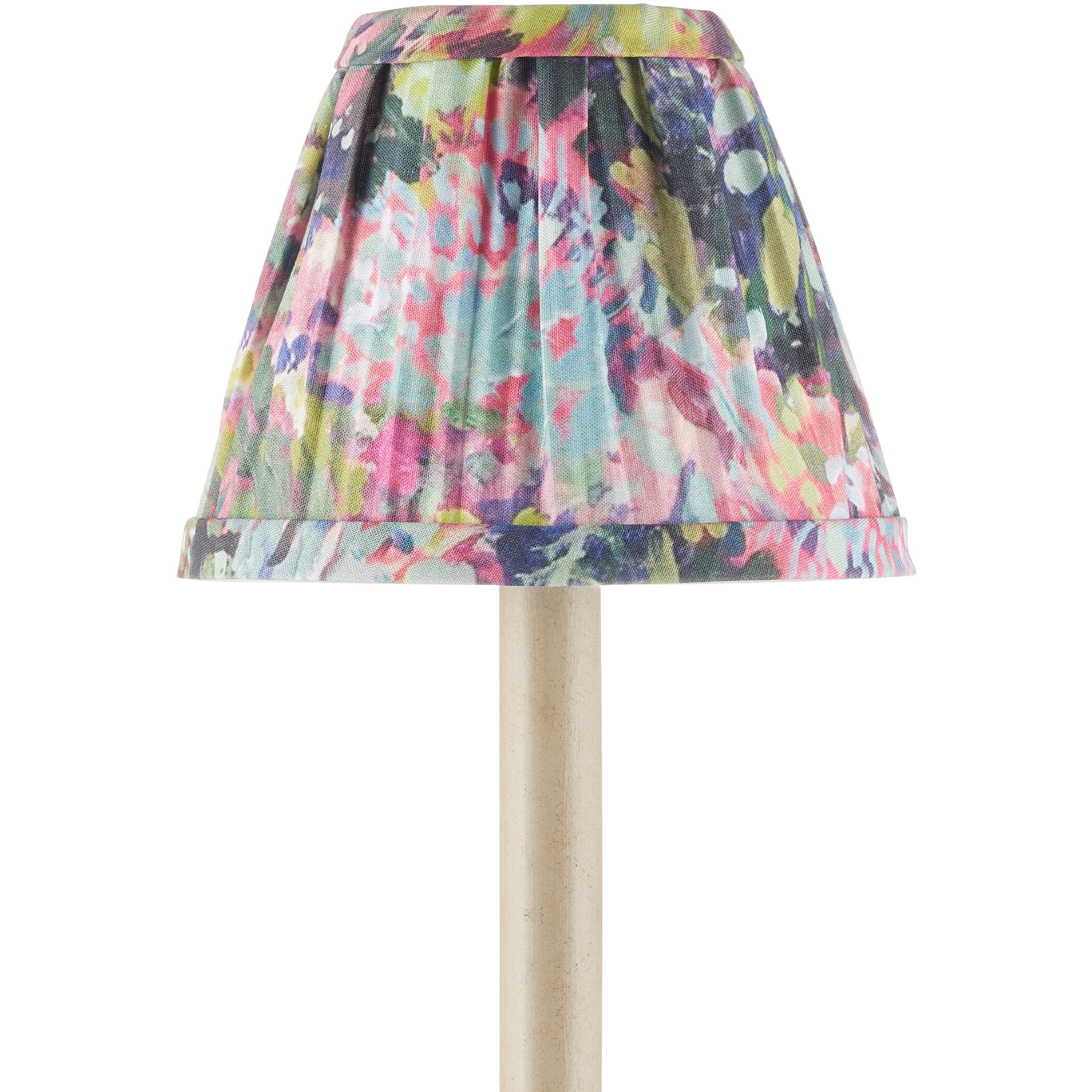 Wildflower Magenta/Green/Blue Tapered Chandelier Shade