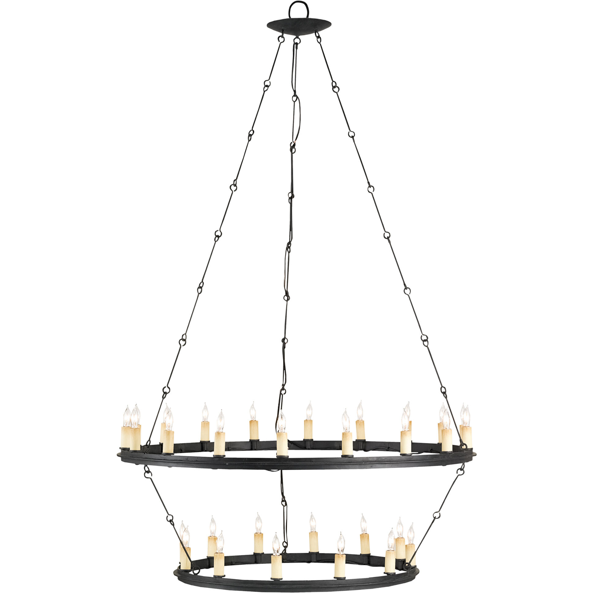 Toulouse 30 Light 33 inch Blacksmith Chandelier Ceiling Light