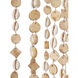 Kealia 7 Light 24.5 inch Natural/Coco Cream Chandelier Ceiling Light, Medium