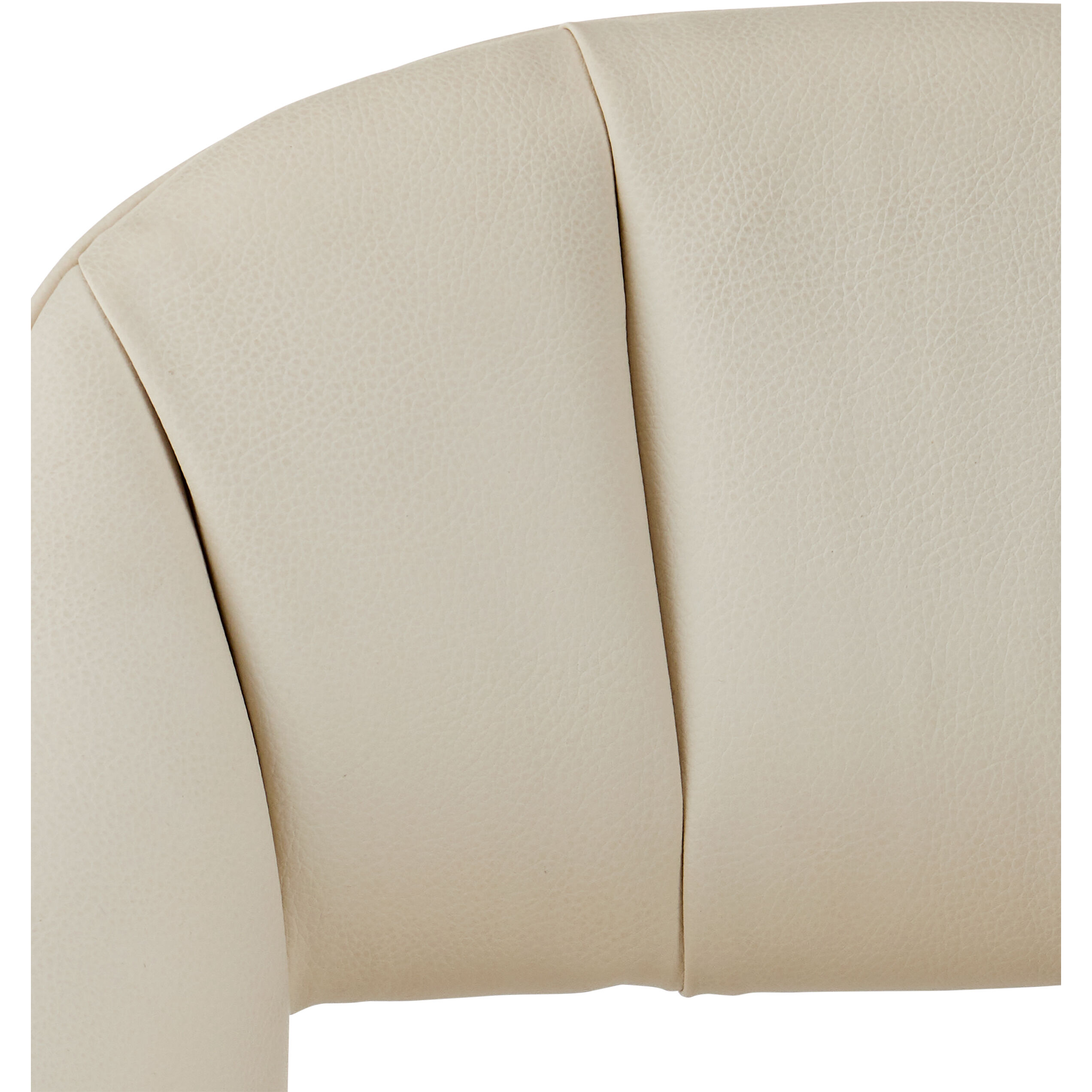 Inga 34 inch Morel Brown/Brushed Brass Counter Stool