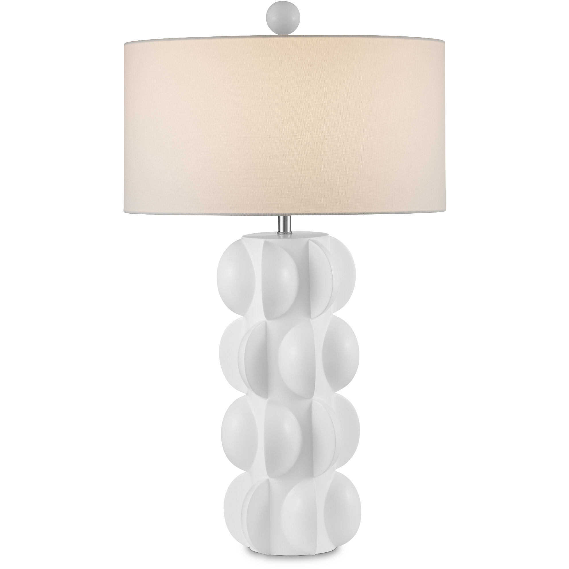 Salizzole 31.25 inch 150 watt White Table Lamp Portable Light