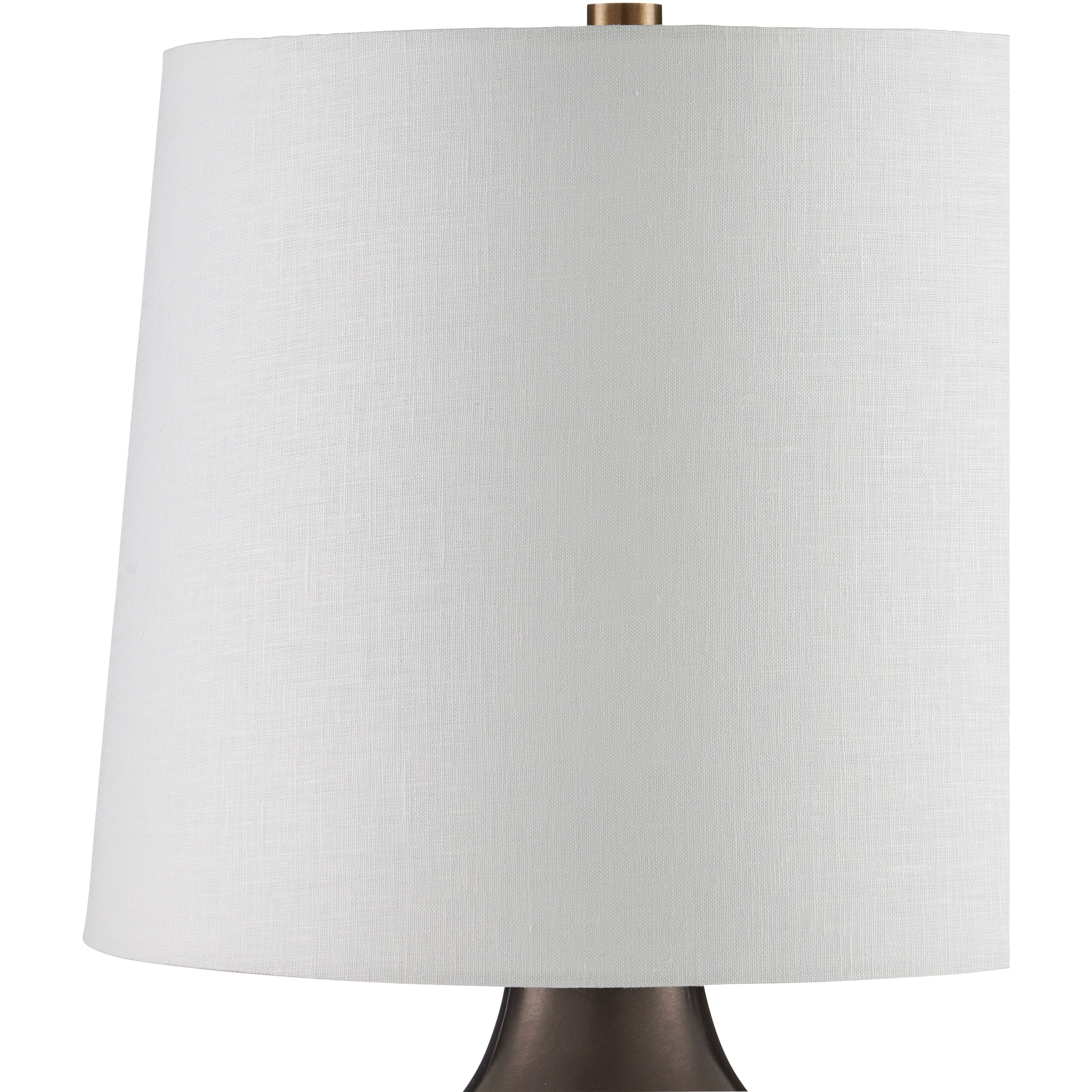 Tamerlane 27.5 inch 150 watt Black Nickel/Vintage Brass Table Lamp Portable Light