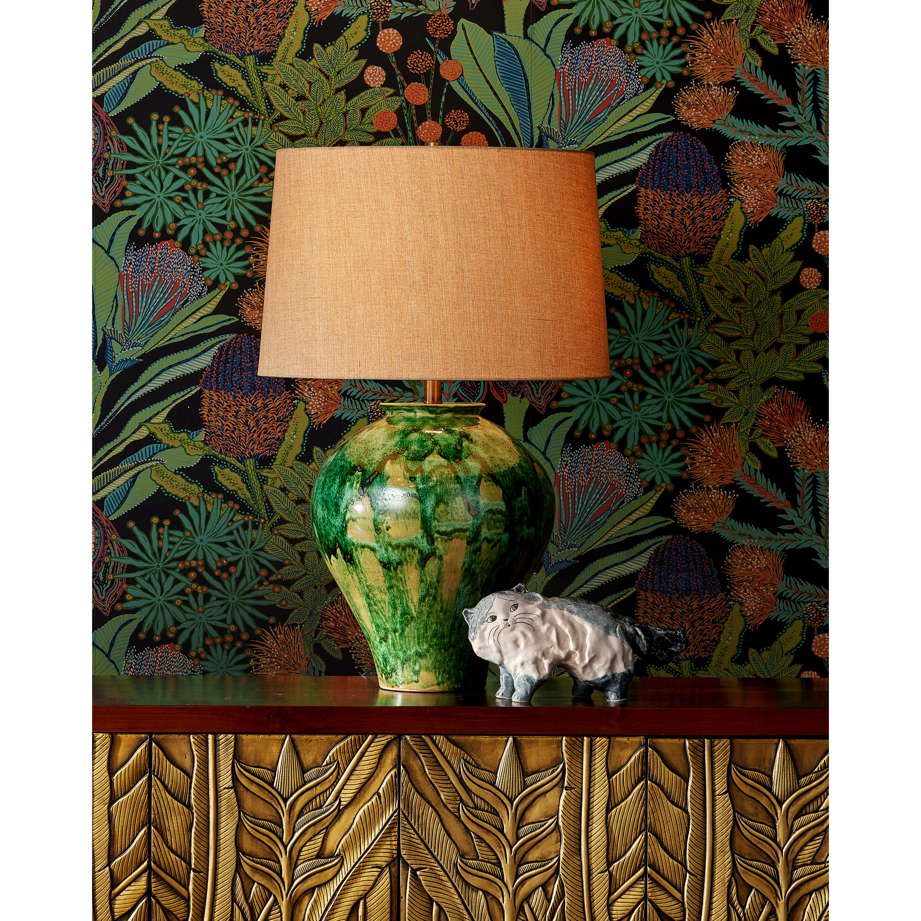 Siamese Cat Grayish Blue/Off-White Object