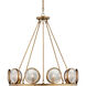 Marjiescope 10 Light 32 inch Antique Brass Chandelier Ceiling Light, Marjorie Skouras Collection