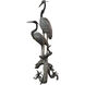 Herons on Branch 68 X 31 inch Sculpture