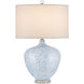 Tinney 26.25 inch 150.00 watt Blue/Clear Table Lamp Portable Light