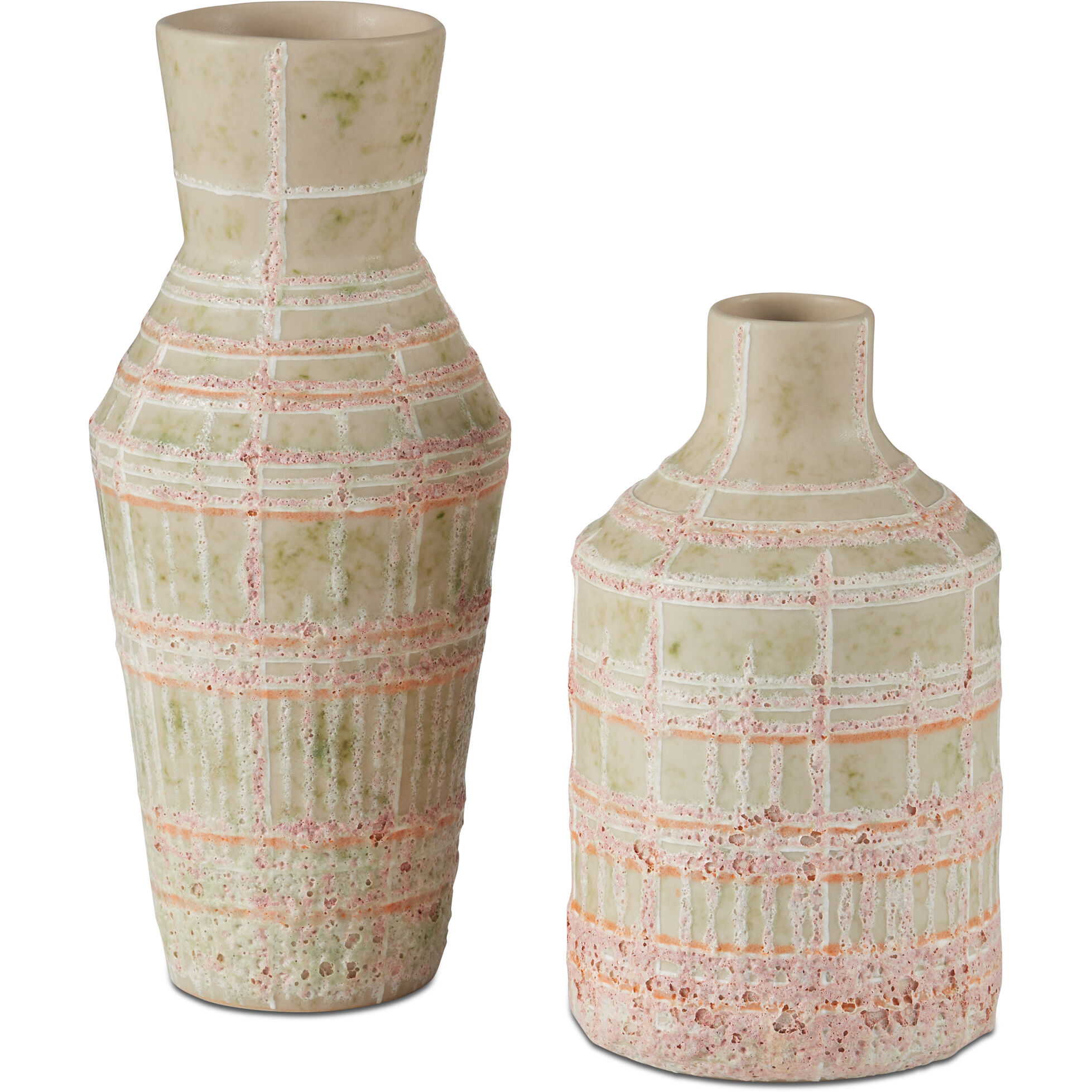 Riso 9.25 X 4 inch Vases, Set of 2