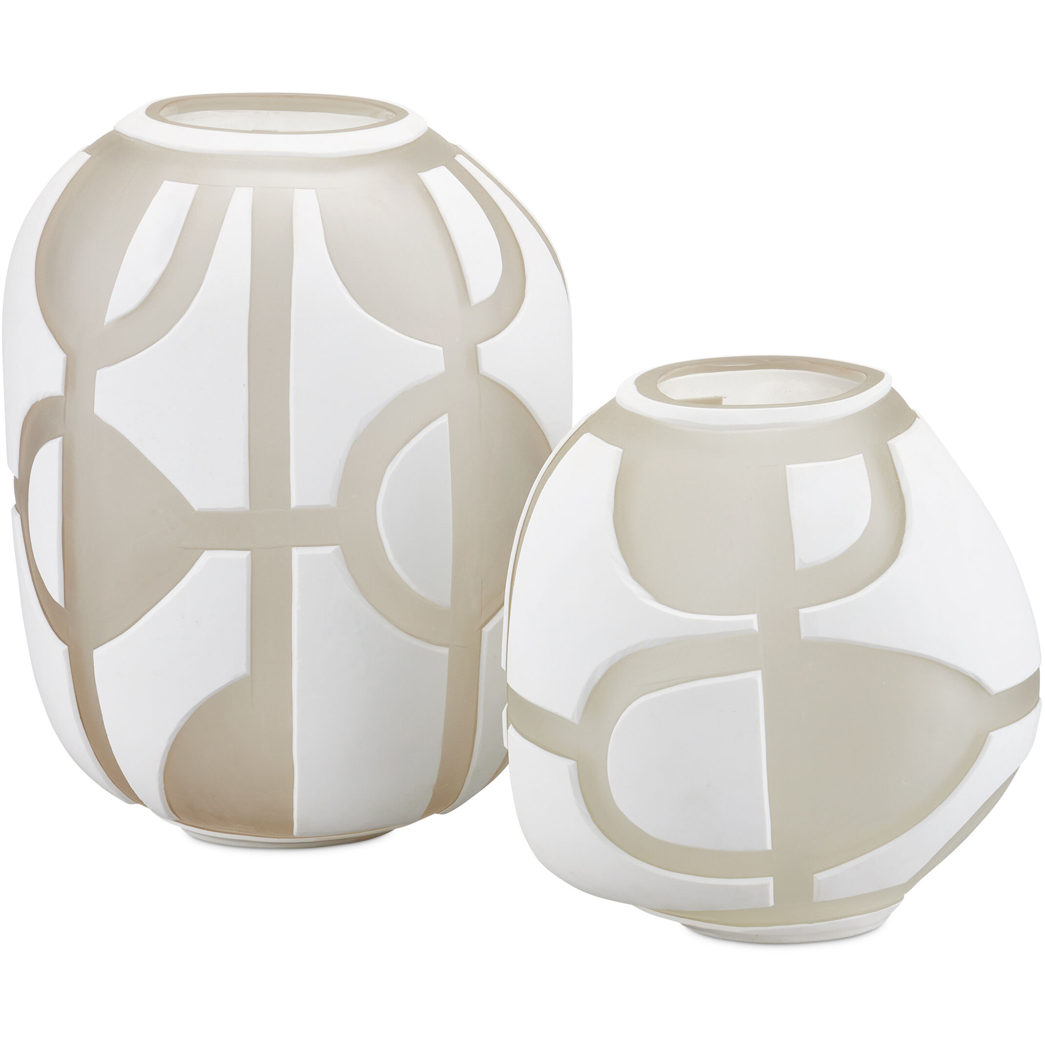 Art Decortif 16 X 12.25 inch Vases, Set of 2