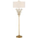 Forget-Me-Not 66 inch 100.00 watt Clear/Chinois Gold Leaf Floor Lamp Portable Light