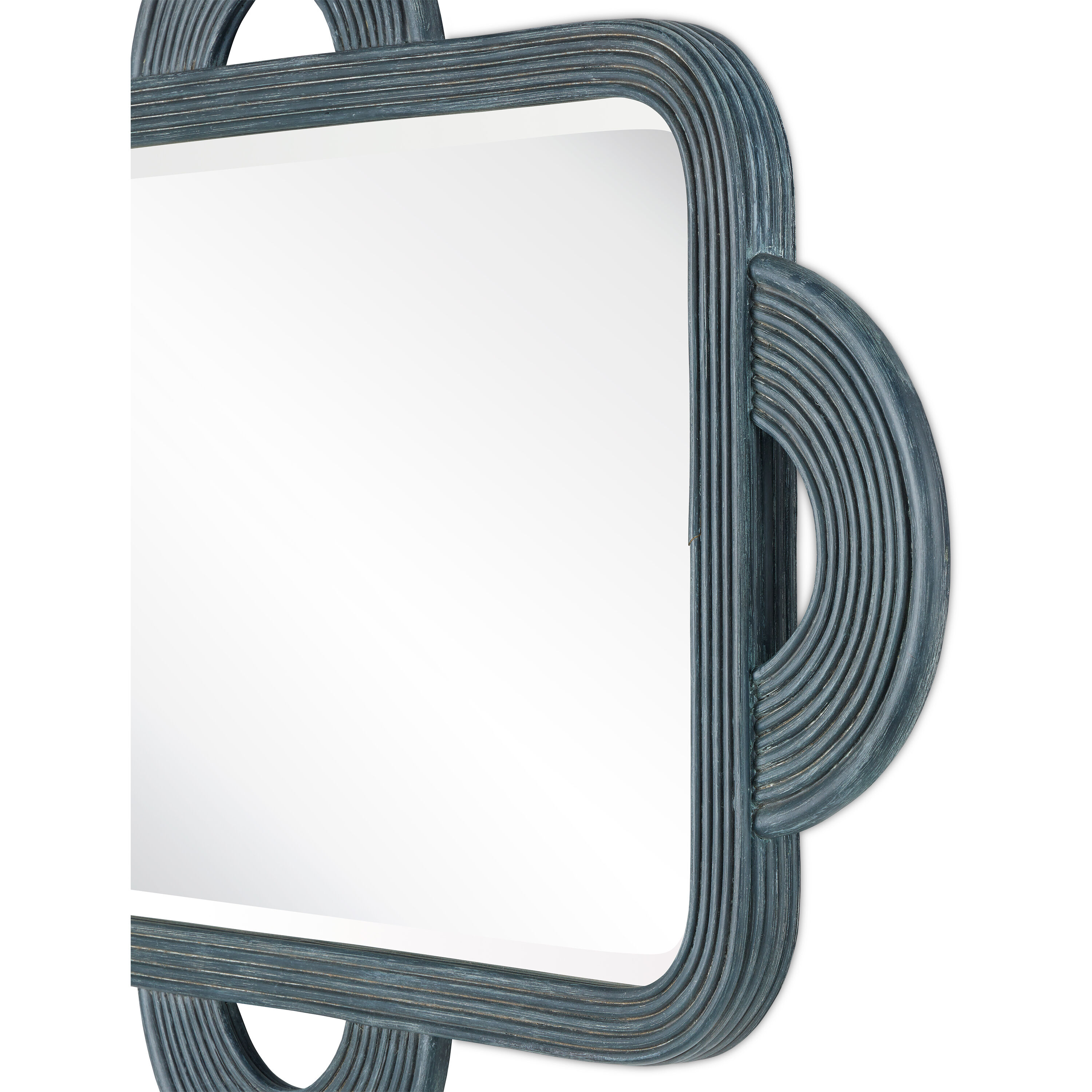 Santos 47.25 X 35.25 inch Vintage Navy and Mirror Mirror