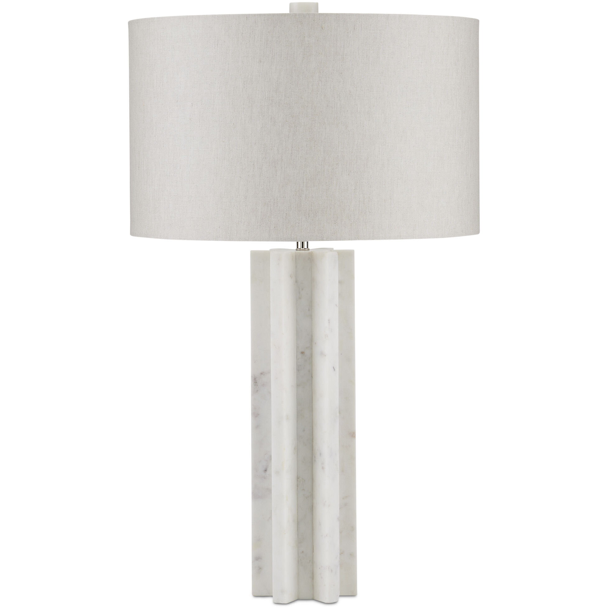 Mercurius 30.5 inch 150 watt White Table Lamp Portable Light