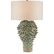 Sea Urchin 30.25 inch 150 watt Sunken Green Table Lamp Portable Light