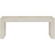 Carson Ivory Terrazzo Indoor/Outdoor Bench