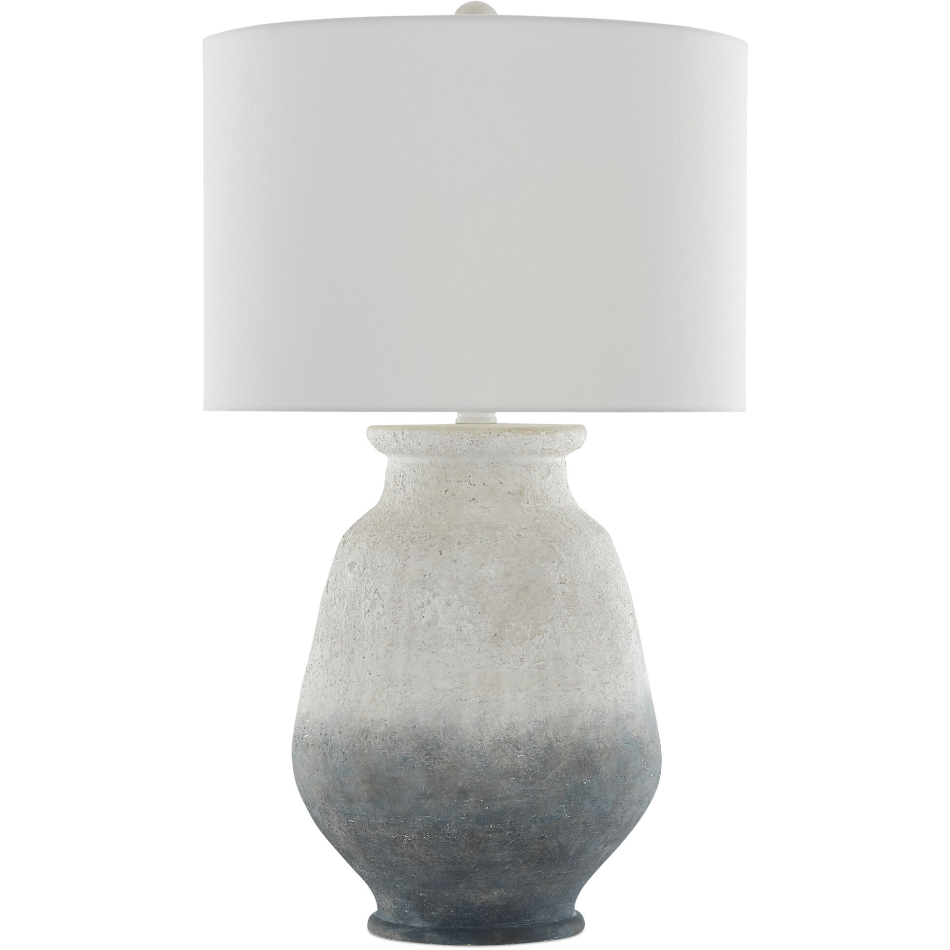 Cazalet 30.75 inch 150 watt Ash Ivory/Blue/Acrylic White Table Lamp Portable Light