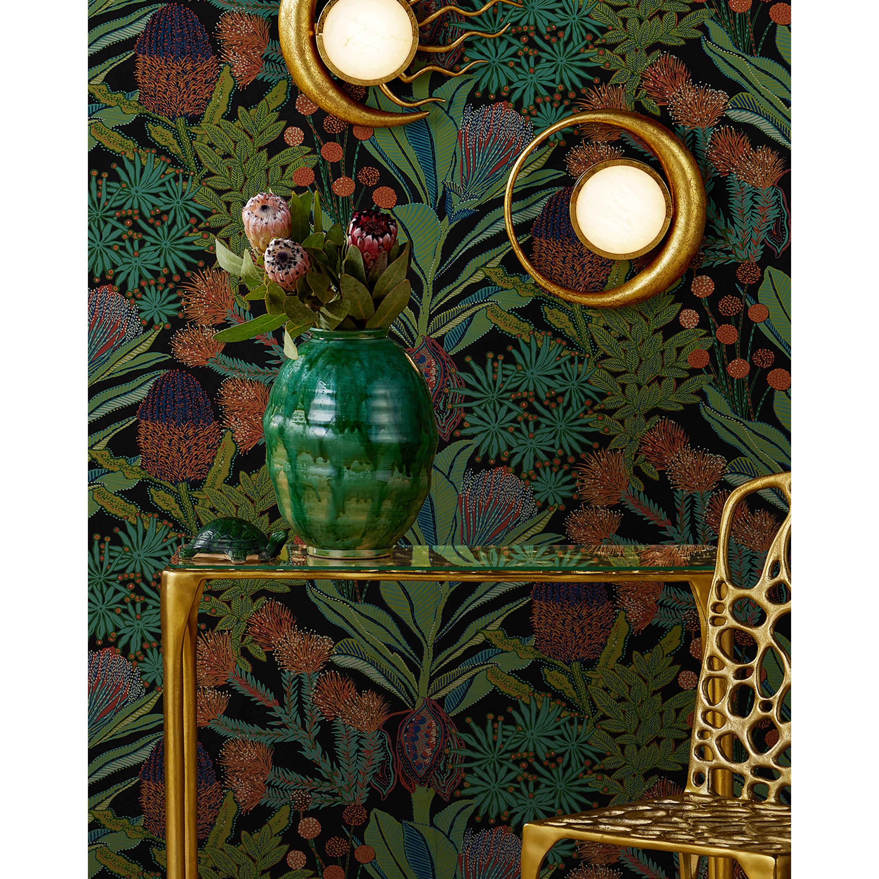 Tang Dynasty Turtle Antique Green/Off-White Turtle Decorative Accessory