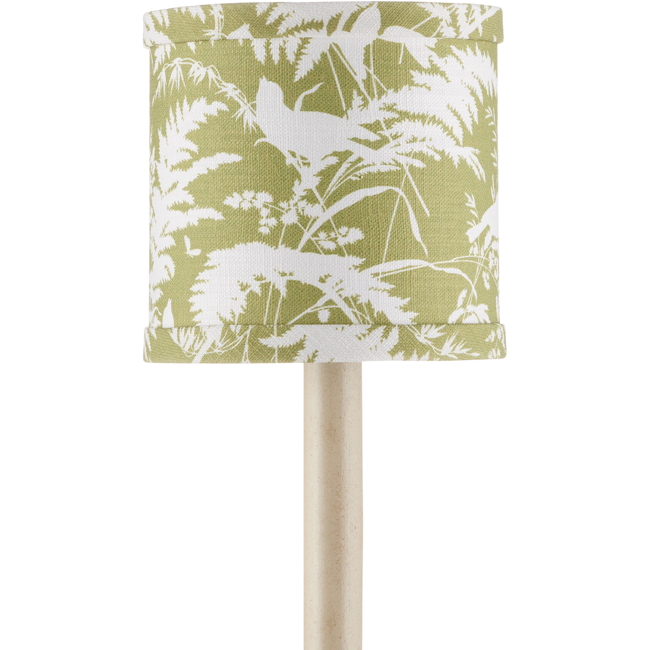 Aviary Moss/Ivory Drum Chandelier Shade