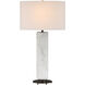 Stanhope 33.25 inch 150.00 watt White/Bronze Table Lamp Portable Light