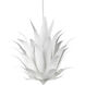 Agave 9 Light 26.75 inch Gesso White Chandelier Ceiling Light, Marjorie Skouras Collection