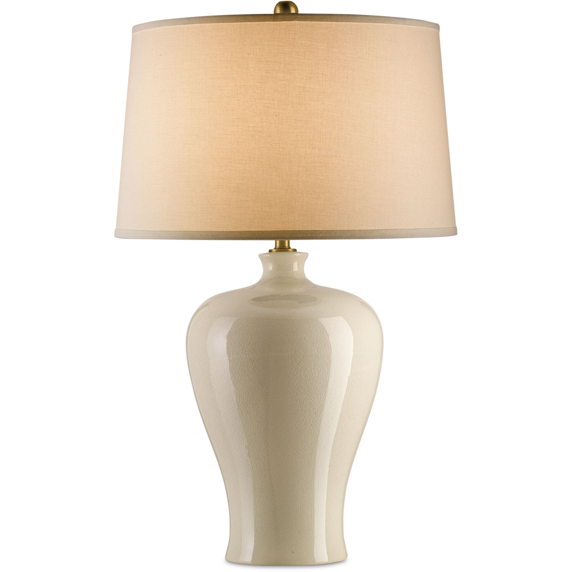 Blaise 31 inch 150 watt Cream Crackle Table Lamp Portable Light