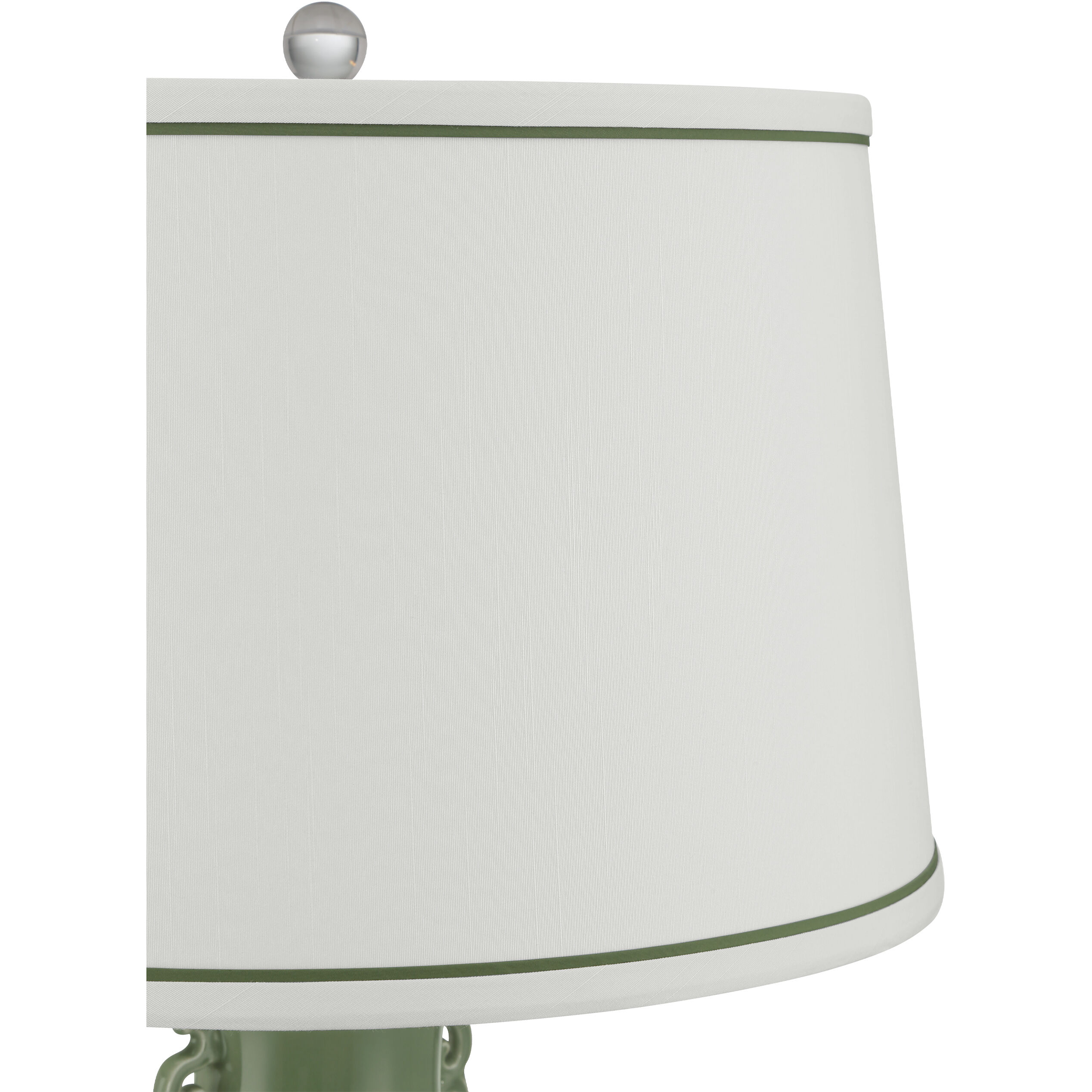 Londonderry 27.25 inch 150.00 watt Green/Clear Table Lamp Portable Light