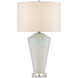 Floating Cloud 30 inch 150 watt Pale Gray/Light Blue/Clear/Polished Nickel Table Lamp Portable Light