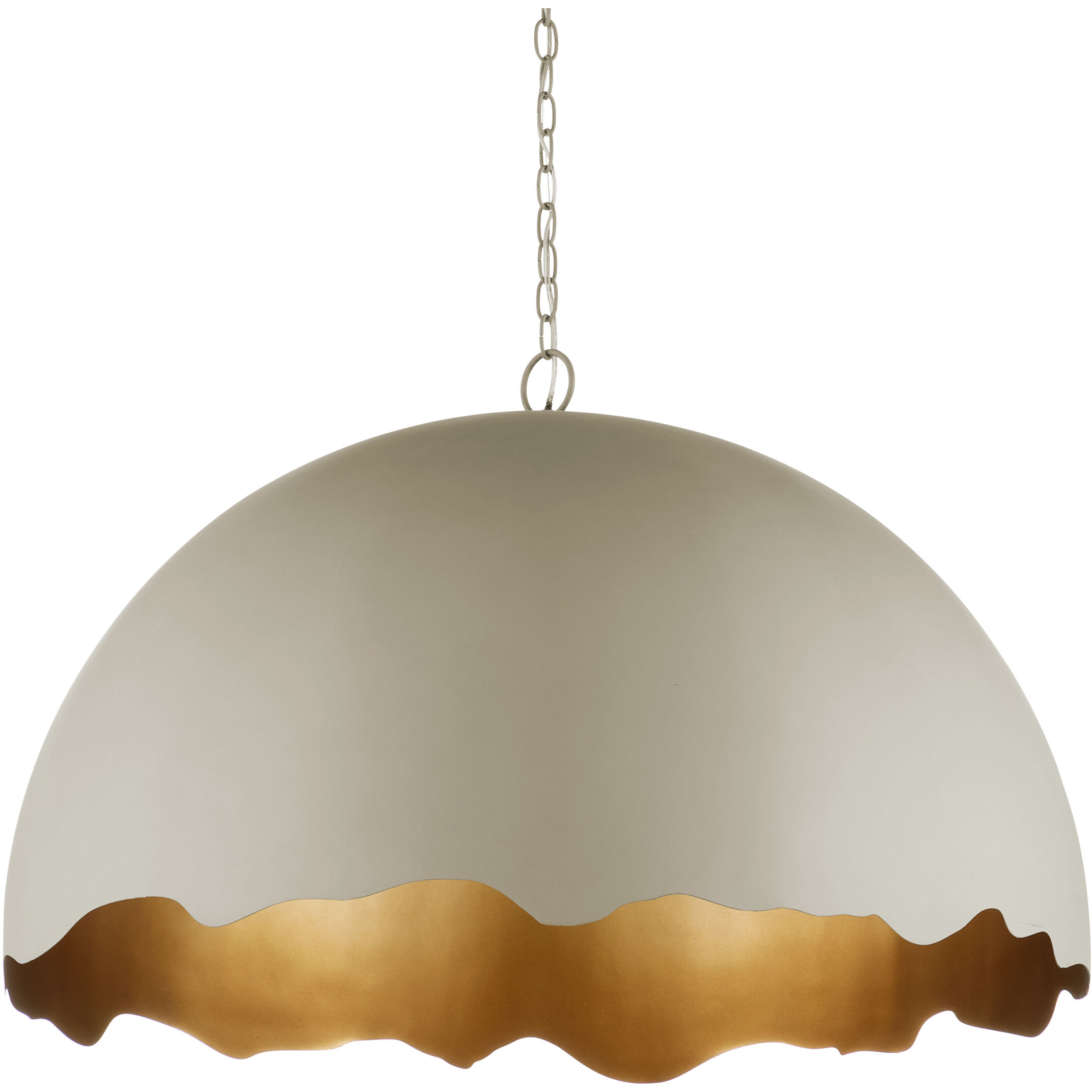 Tamago 1 Light 35.25 inch Smoky Olive/Contemporary Gold Pendant Ceiling Light, Hiroshi Koshitaka Collection