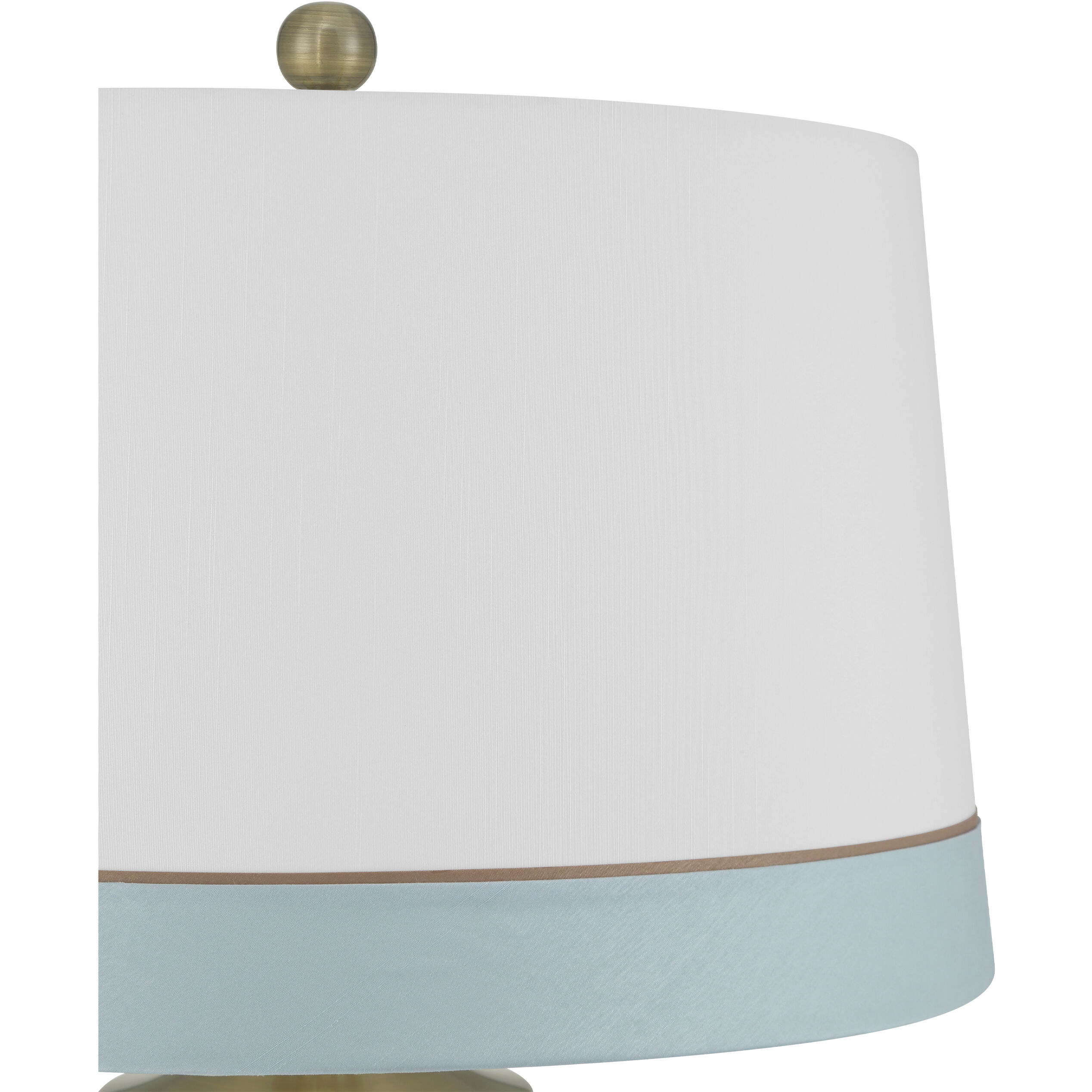 Kora 32 inch 150.00 watt White/Light Blue Table Lamp Portable Light