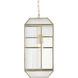 Bardolph 1 Light 8.5 inch Antique Brass/Clear Pendant Ceiling Light