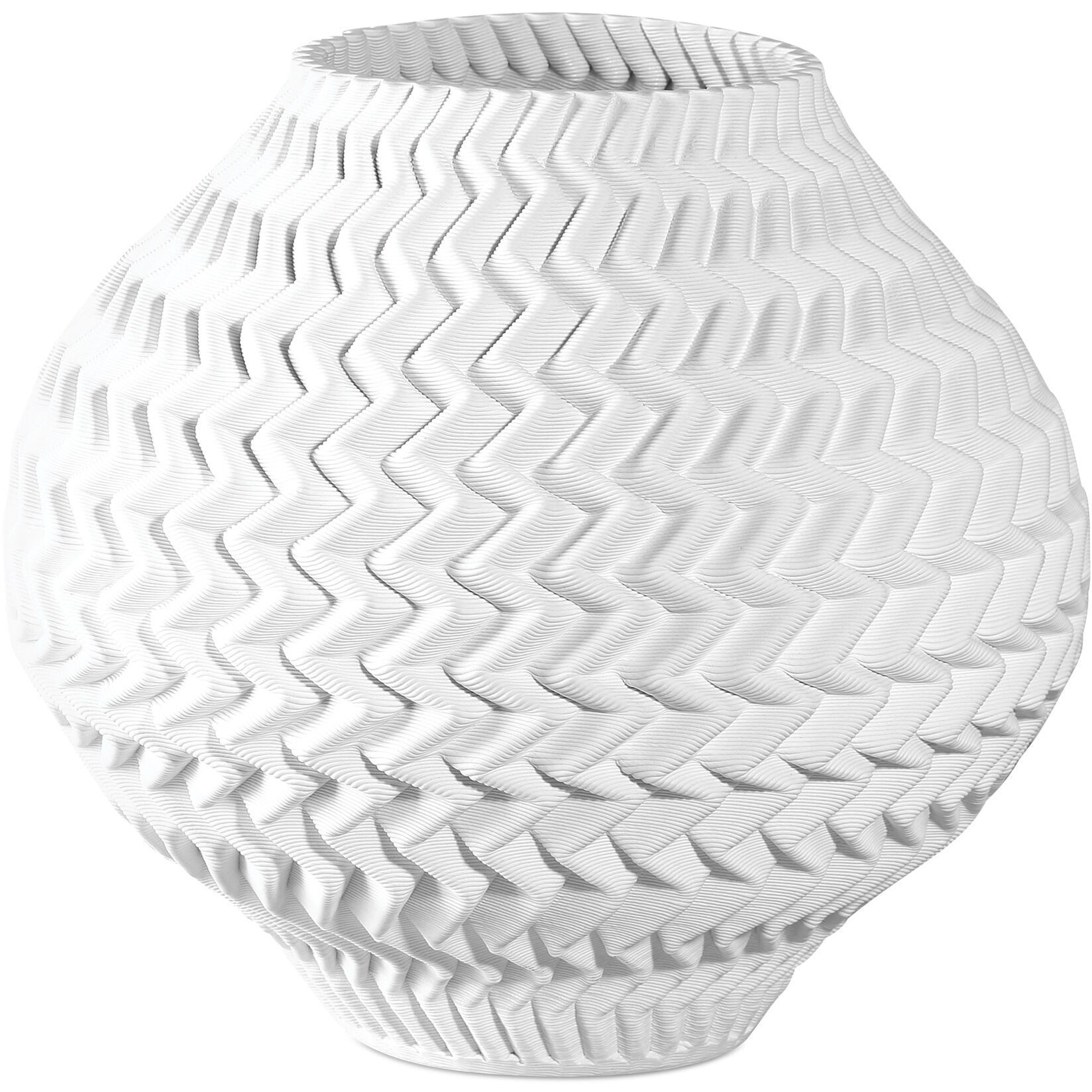 Plisse 9 X 8.5 inch Vase, Small