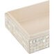 Gerri Dot 13 inch Natural/Cream Boxes, Set of 2