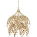 Maypan 6 Light 20 inch Coco Cream/Natural Pendant Ceiling Light