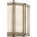 Daze 1 Light 12 inch Antique Brass/White Pendant Ceiling Light