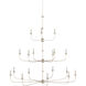 Nottaway 18 Light 60 inch Champagne Chandelier Ceiling Light, Grande