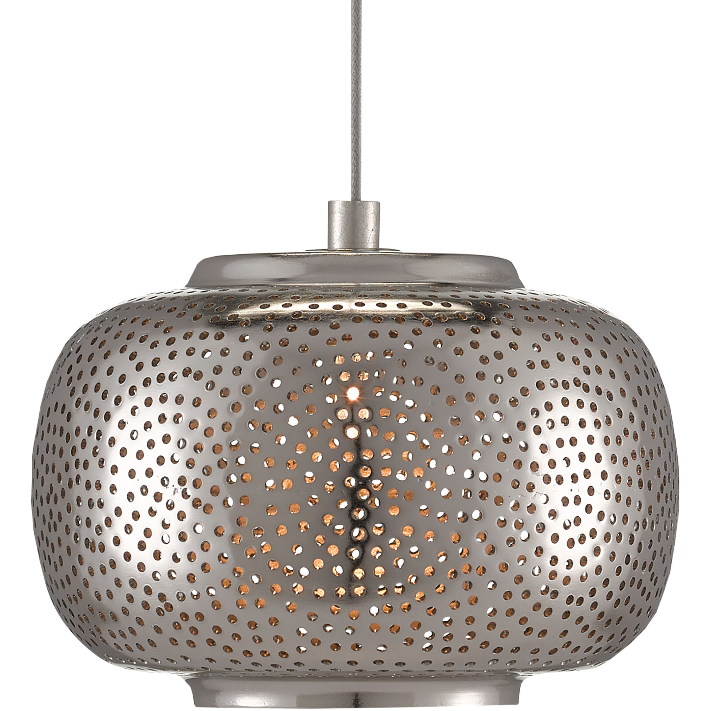 Pepper 36 Light 37.25 inch Painted Silver/Nickel Multi-Drop Pendant Ceiling Light